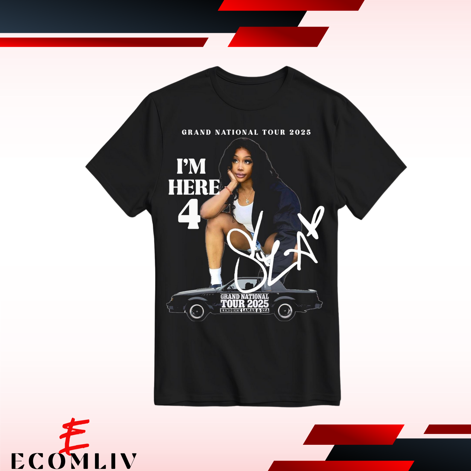Sza Kendrick Lamar Grand National Tour Concert T-Shirt, Im Here For Sza Shirt